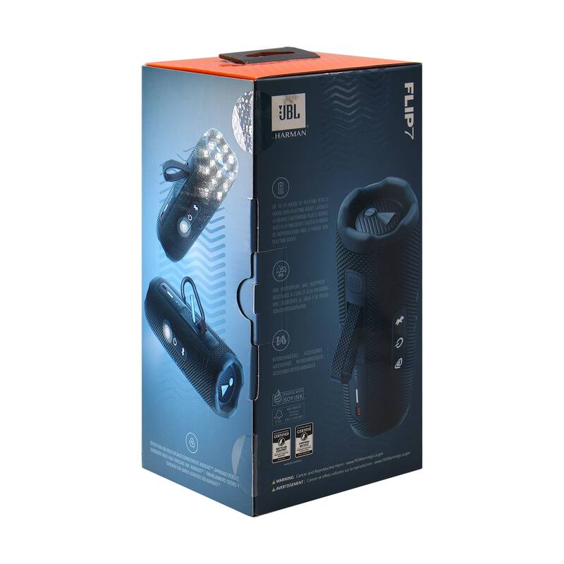 2x JBL Flip 7 Portable Waterproof Bluetooth Speaker (Blue)