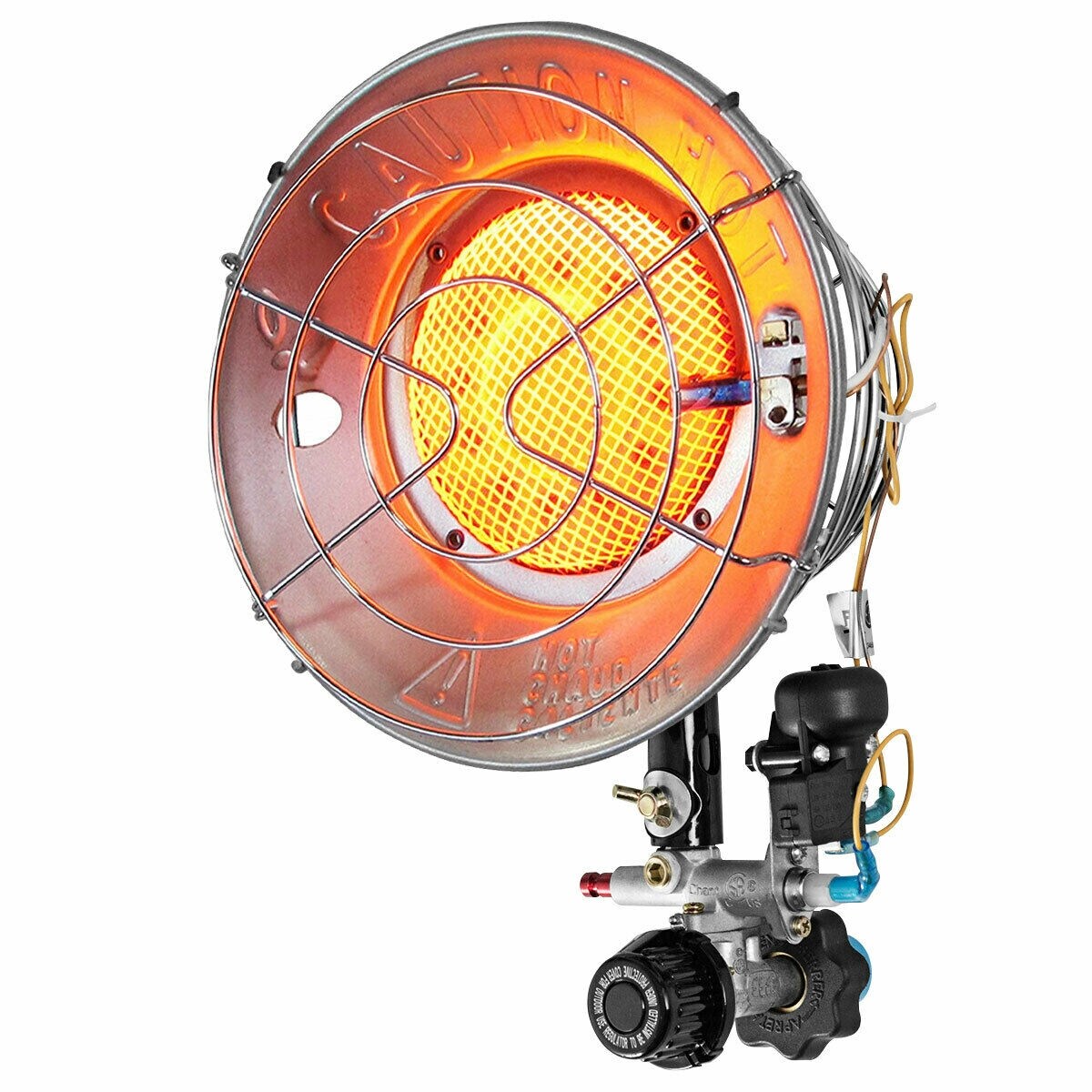 15000 BTU Portable Propane Tank Top Heater Steel Heat Reflector Outdoor