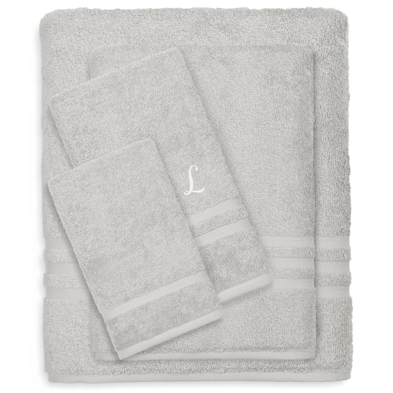 Authentic Hotel and Spa 100% Turkish Cotton 4PC Denzi Towel Set. - L