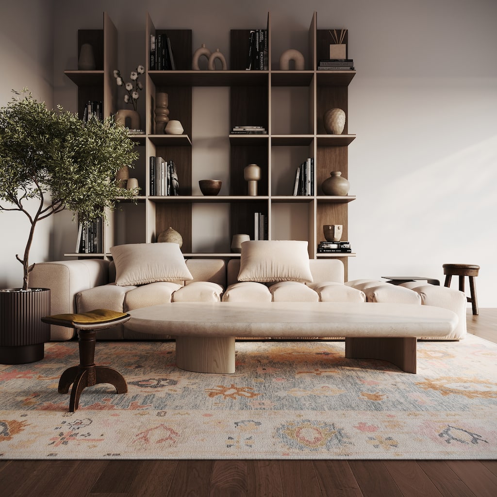 Nuloom Thessia Hand Knotted Wool Area Rug