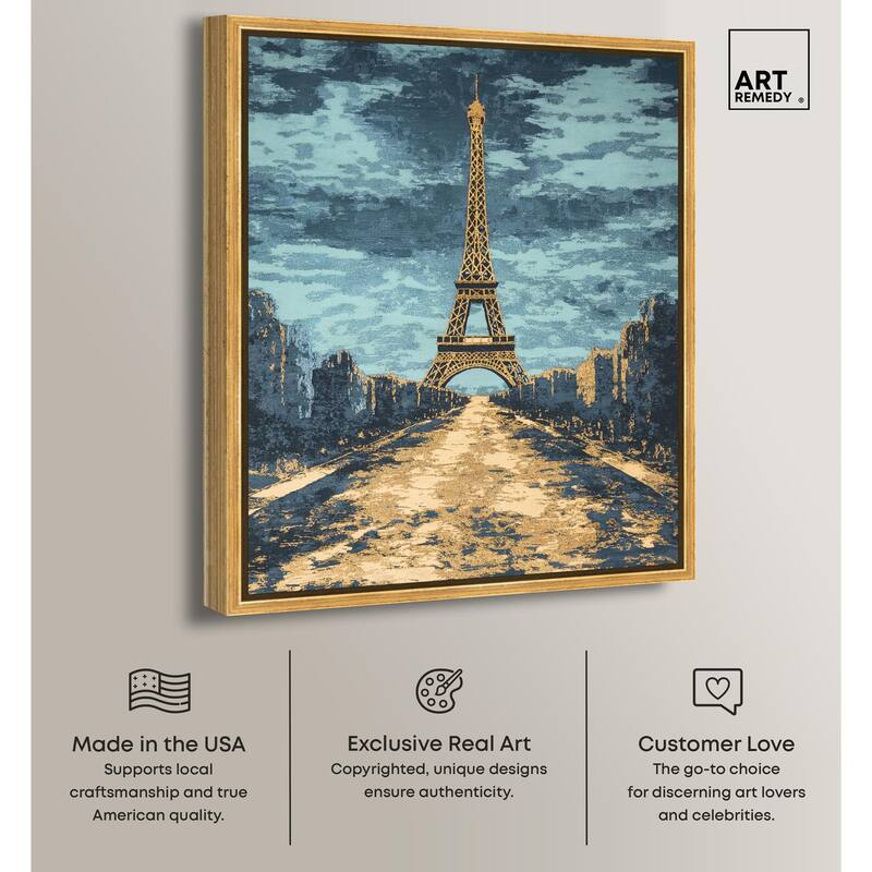Textured Paris Embroidery Canvas by Art Remedy