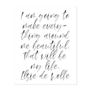 Typography Black White Inspirational Motivational Art Print/Poster ...