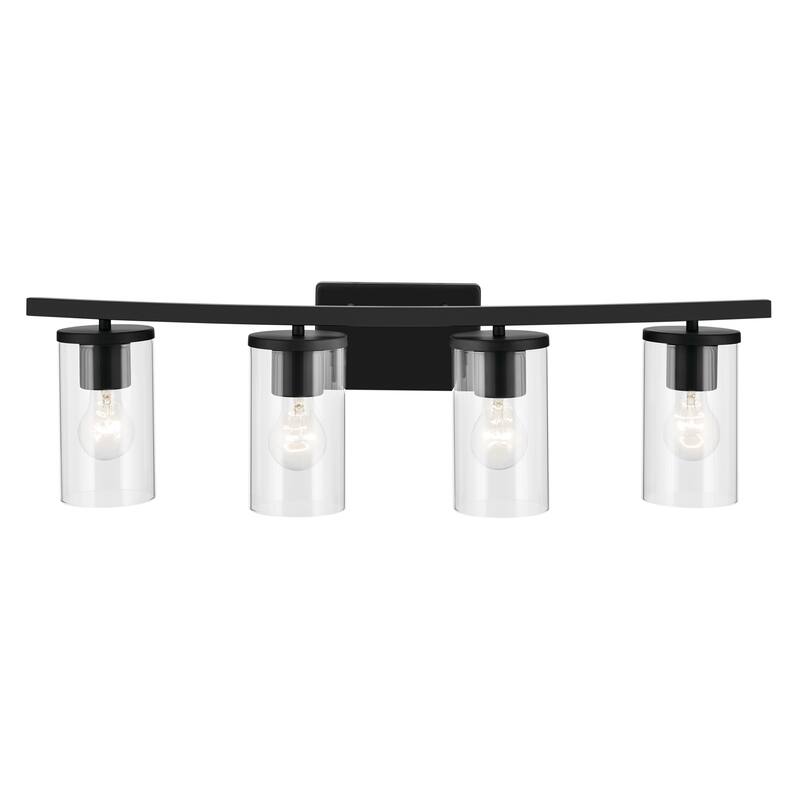 Kichler Lighting Crosby Bathroom Vanity Light with Clear Glass