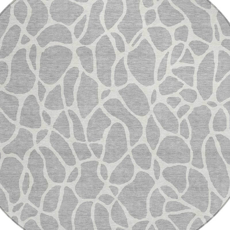 HomeRoots Geometric Transitional Rectangle Outdoor Rug