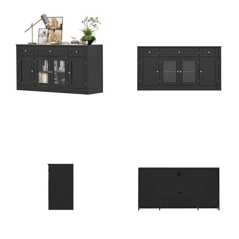 Entertainment Wall Unit /Bridge Multifunctional TV Stand Console Table