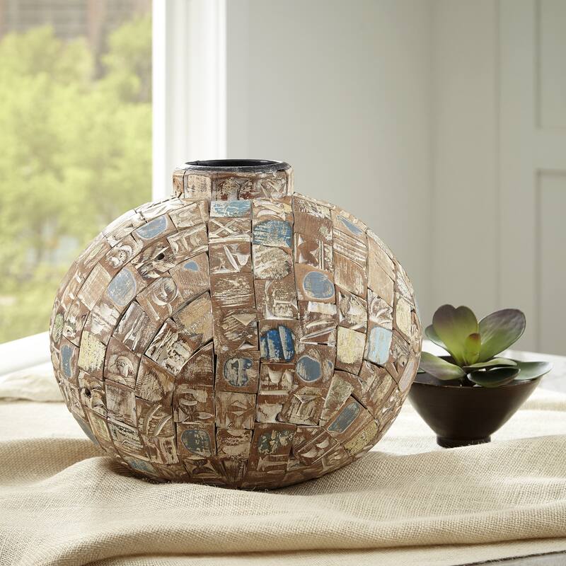 Ashley Furniture Meltland Natural/Black Vase