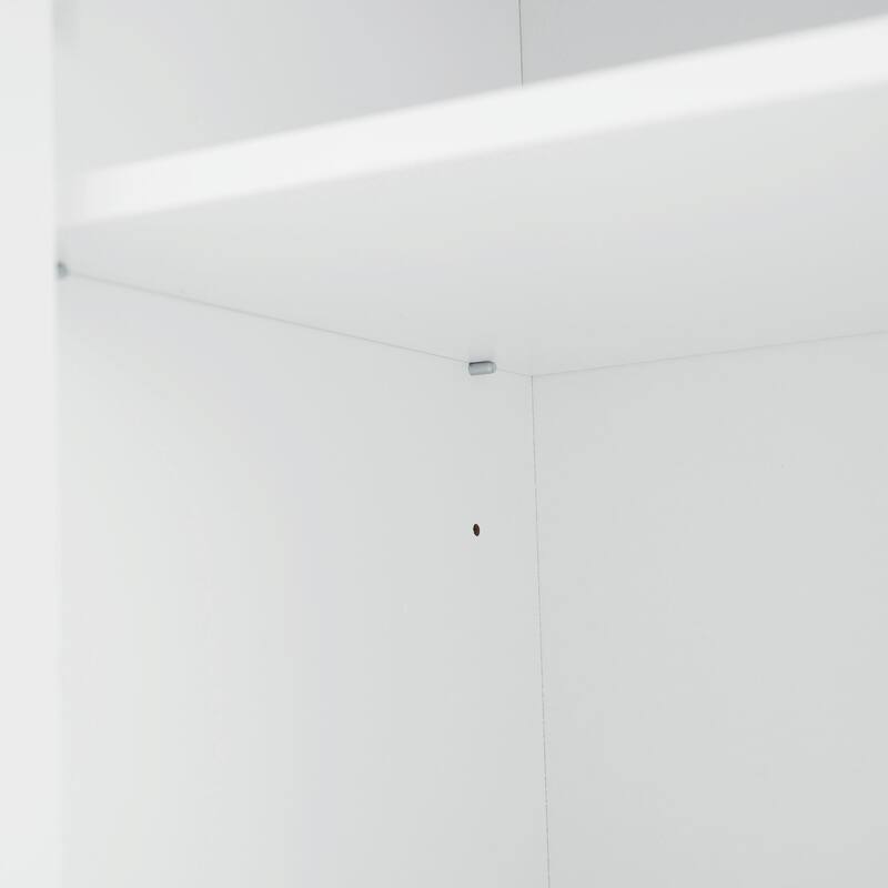 70.8" Freestanding Bathroom Vanity, Modern Elegant Design, 4 Doors & 1 Drawer, Space-Saving Storage