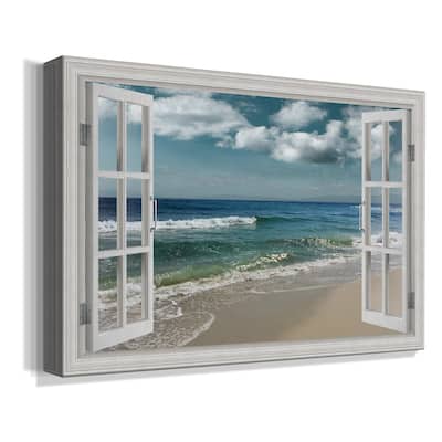 Majestic Waves Premium Gallery Wrapped Canvas - Ready to Hang