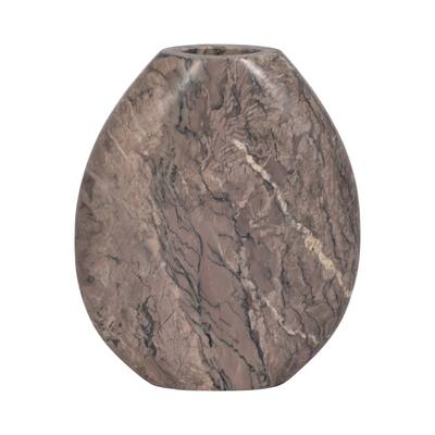 Sagebrook Home Levanto Multi Marbled Round Egg Shaped Vase