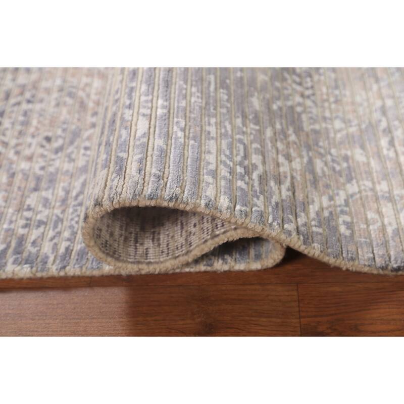 All-Over Abstract Modern Accent Rug Handmade Wool Carpet - 3'0"x 5'3"