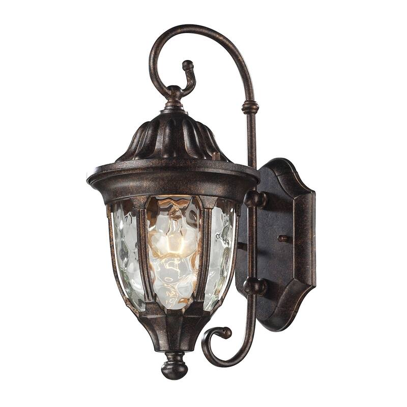 Glendale 14'' High 1-Light Outdoor Sconce - Regal Bronze - 14 inch Tall - Regal Bronze