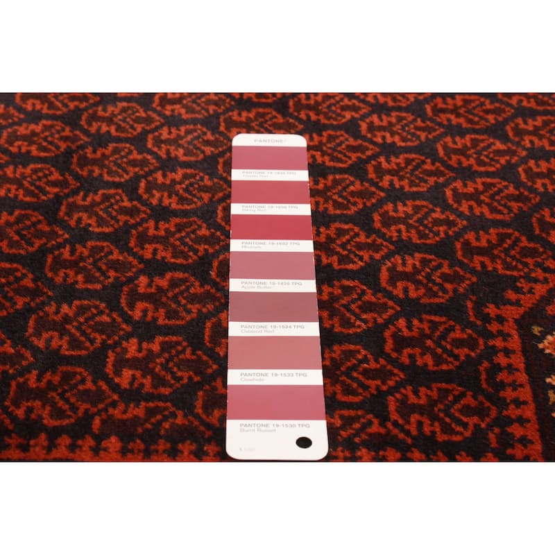 Teimani Burgundy Rug 3'0" x 5'5" - 3'0 x 5'5