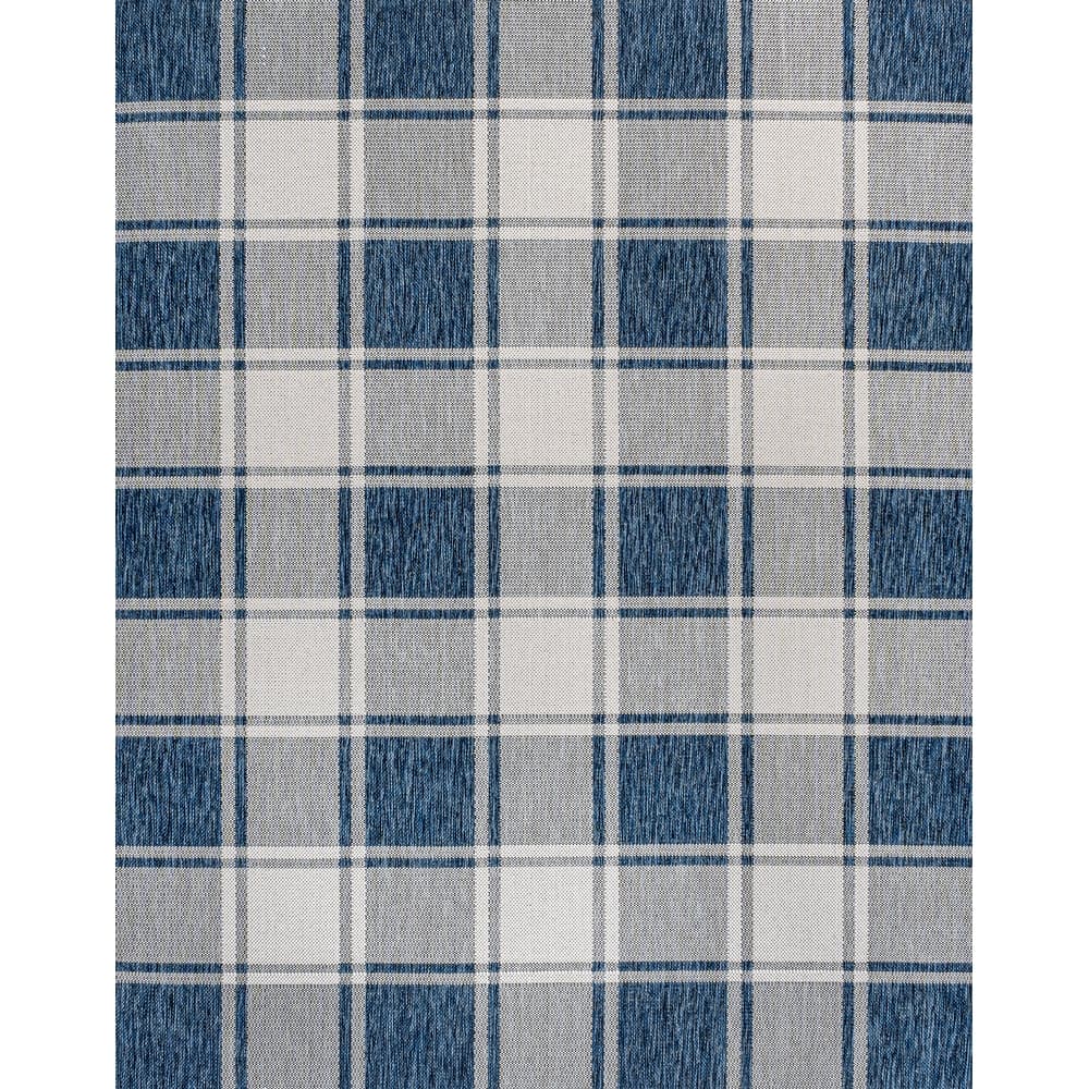 JONATHAN Y Lior Traditional Farmhouse Bold Gingham Indoor/Outdoor Area Rug
