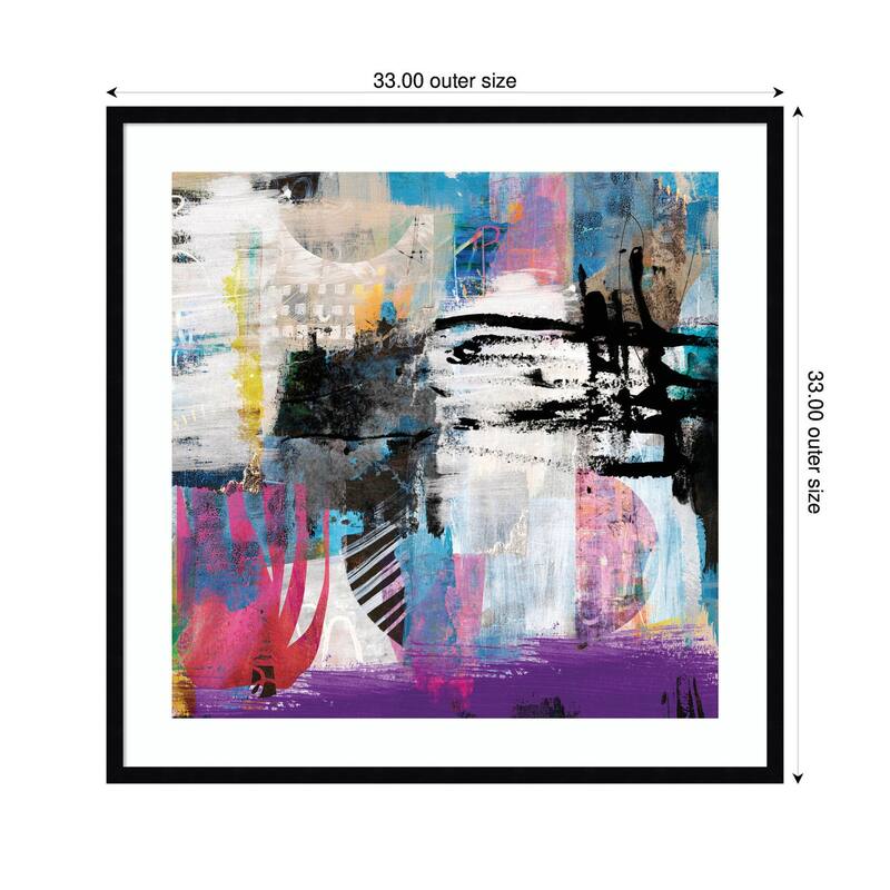 Kate and Laurel NC Endless Thoughts by Nikki Chu Framed Wall Art Print