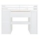 preview thumbnail 15 of 18, Maximized Storage Space Design Loft Bed with Guardrail, Sturdy Construction, Full Size, White