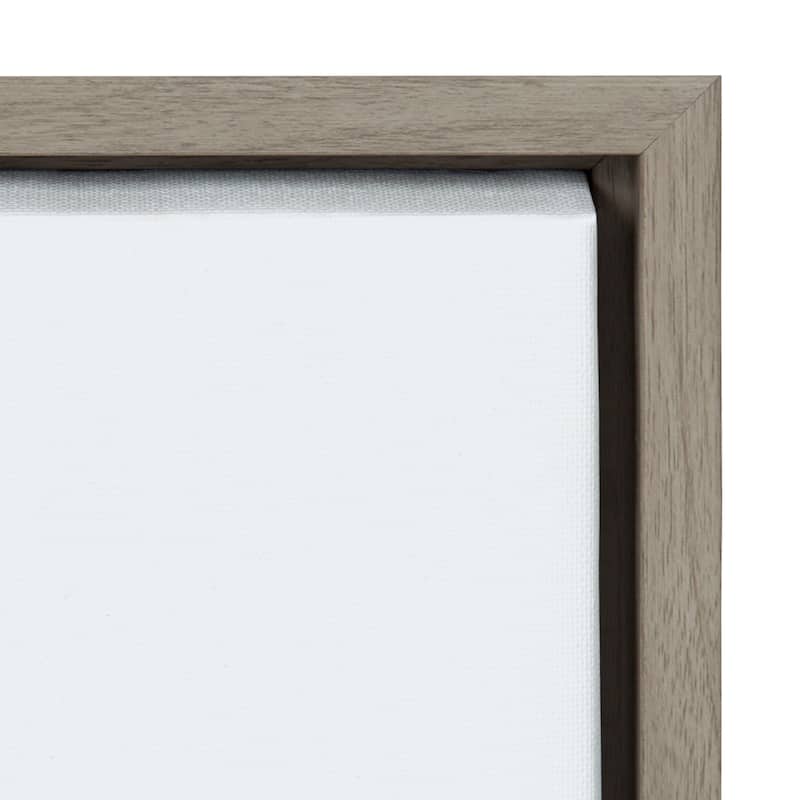 Kate and Laurel Sylvie Fogged Landscape Framed Canvas by Alicia Abla