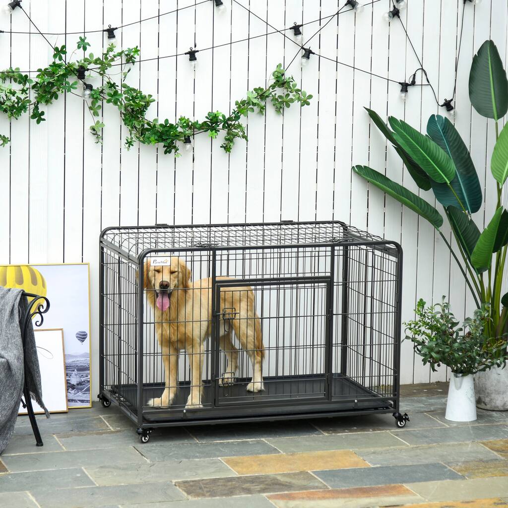 Heavy Duty Metal Dog Cage Crate & Kennel