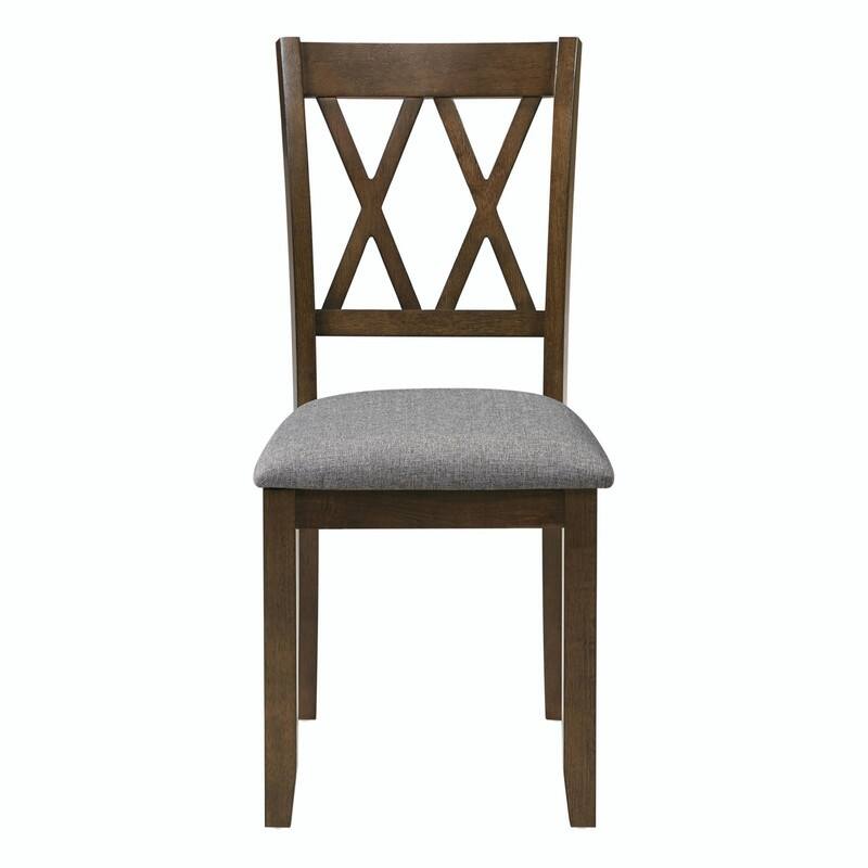 Wooden Dining Chairs Set of 4, Upholstered Side Chairs with Padded Seat for Kitchen, Dining Room & Living Room