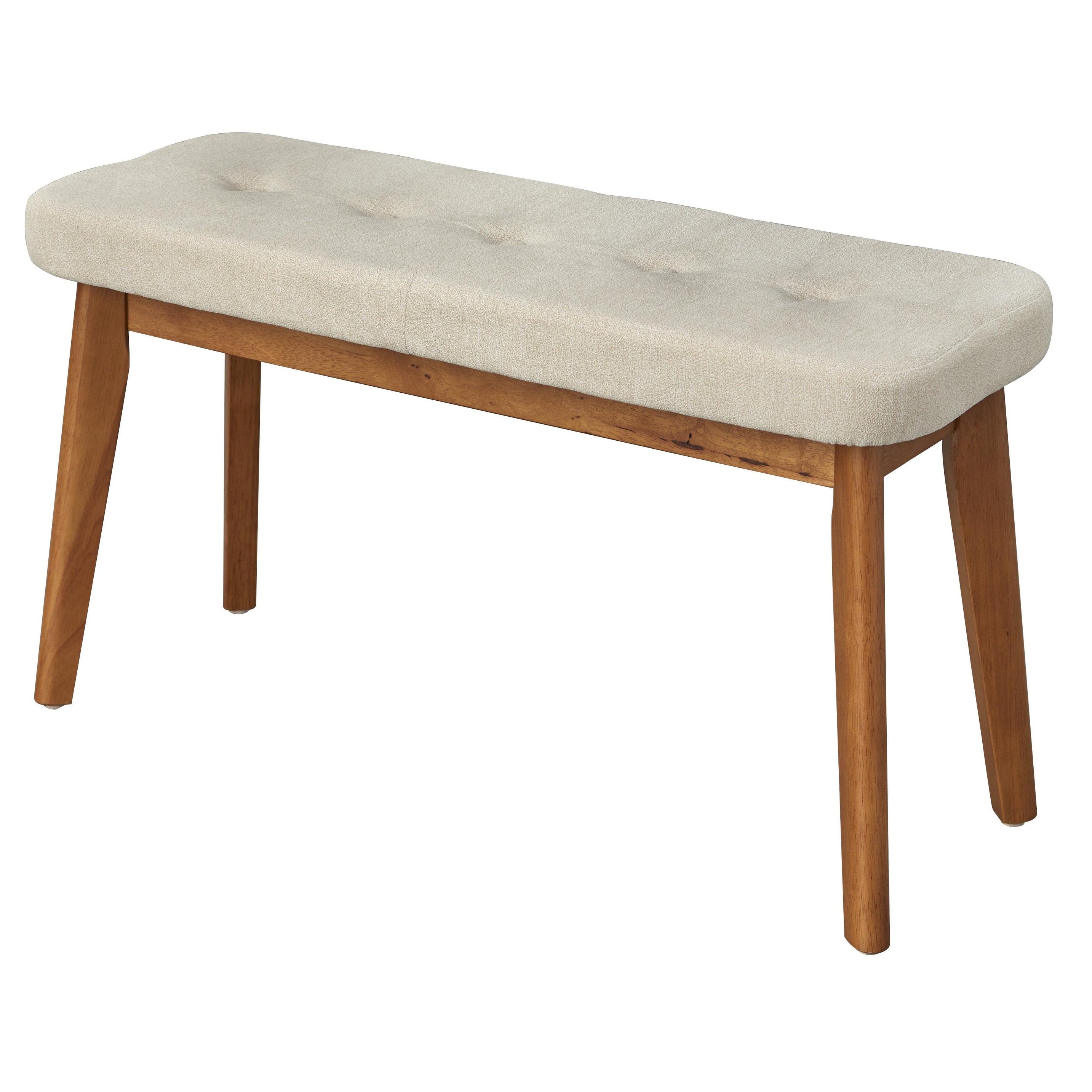 〆1/31 WHITE_WOOD_BENCH #1 Amazon.com - DUHOME Entryway Dining Bench with Spindle Back