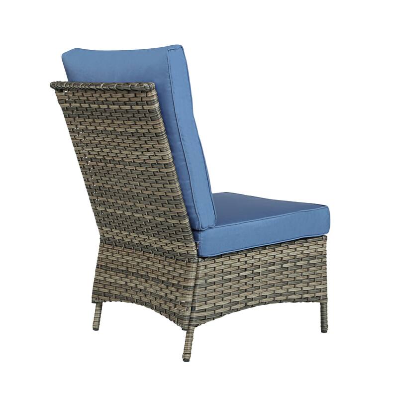 6 Pieces Outdoor Rattan Patio Furniture Set