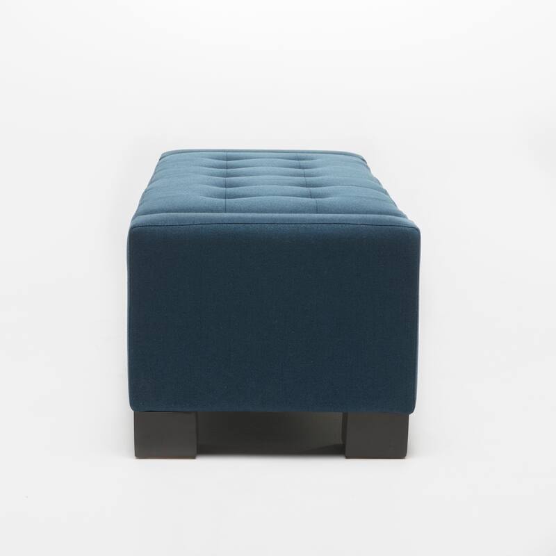 Storage Bench Upholstered Seat, End of Bed Bench Ottoman
