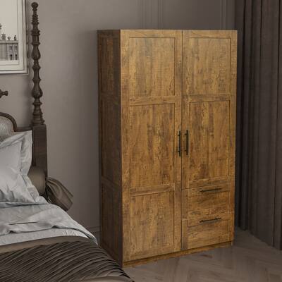 High wardrobe and kitchen cabinet with 2 doors
