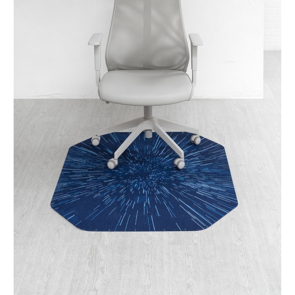 Jani Gaming Chair Mat - Anti-Slip Ergonomic Rug and Chairmat Combo for Home Office, Hard Floor Protector with Smooth Glide
