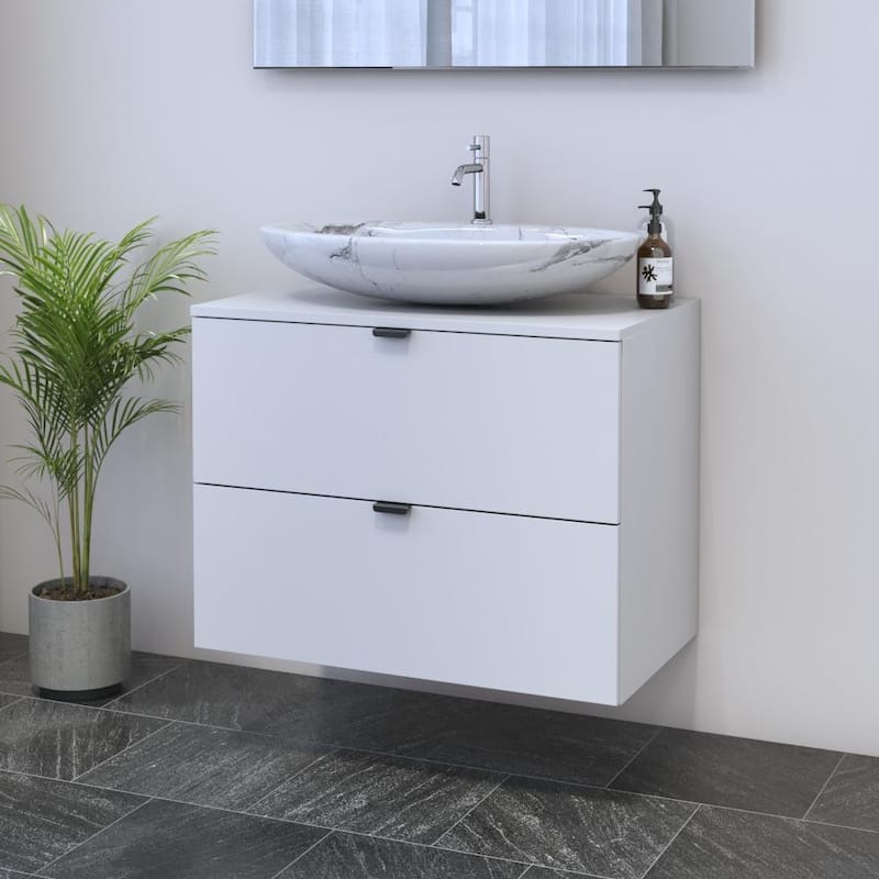 Ines 2S 80 Floating Bathroom Vanity (32" Width)