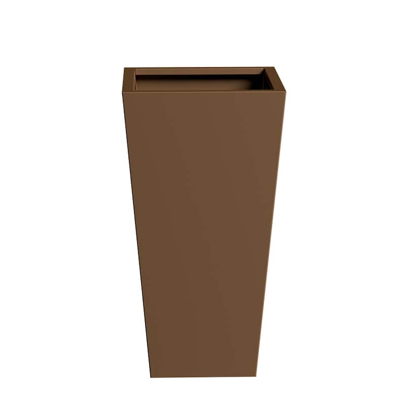 Dovelina Modern Tapered Metal Planter - Elevate Your Space, Indoors & Outdoors