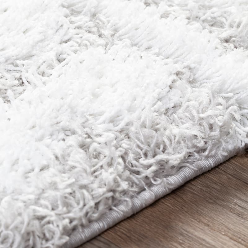 Livabliss Newton Geometric Moroccan Trellis Shag Area Rug