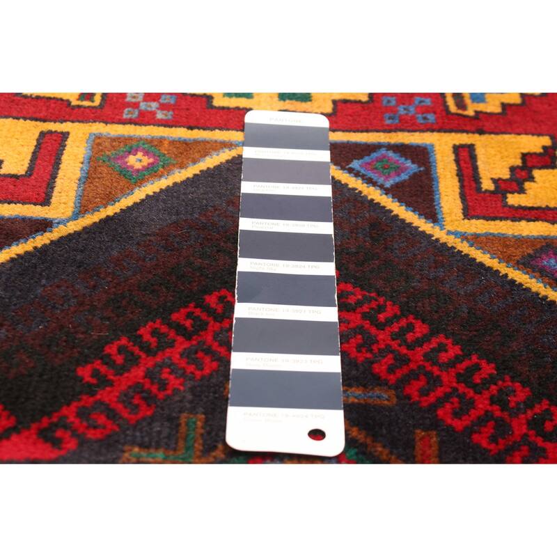 ECARPETGALLERY Hand-knotted Teimani Navy Wool Rug - 3'9 x 6'4