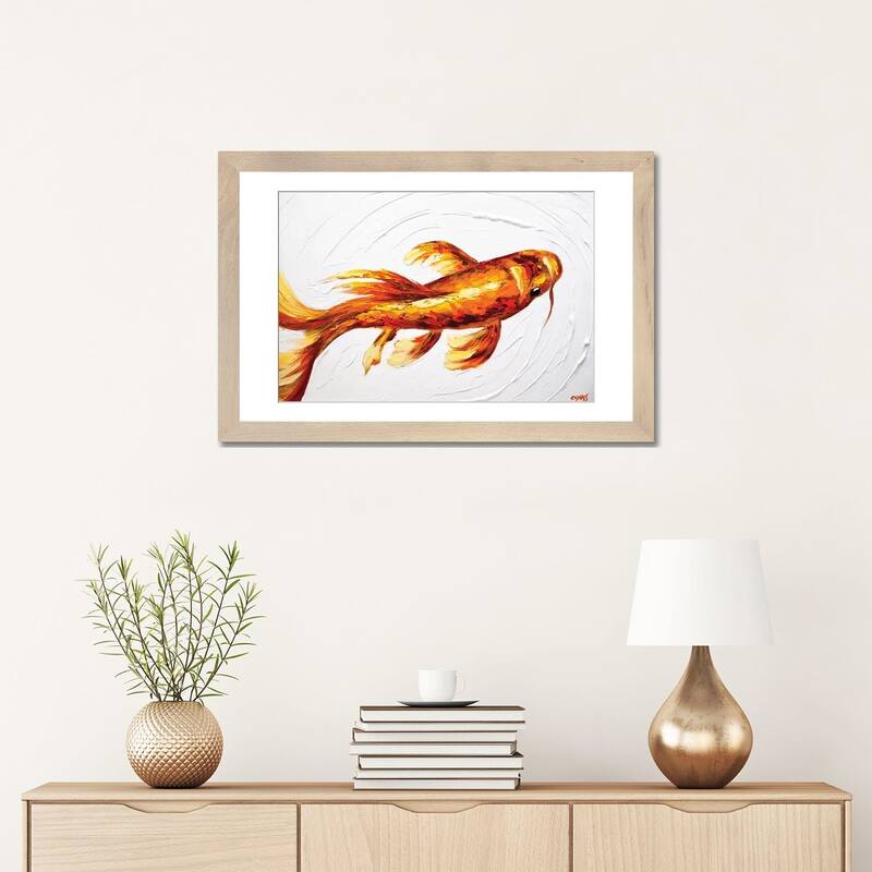 iCanvas "Orange Koi Fish" by Osnat Tzadok
