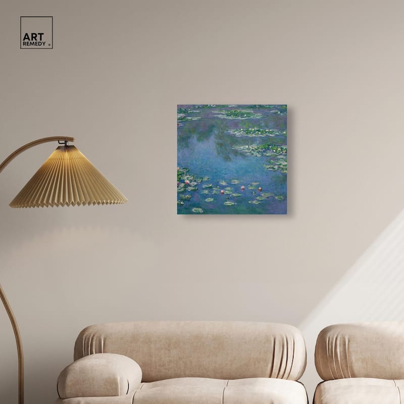 Monet Water Lilies Canvas by Art Remedy, Gallery Wrapped