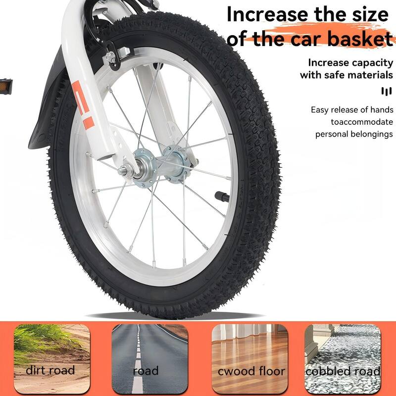 16 inch sporty kids bike with training wheels