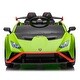 preview thumbnail 72 of 78, 24V Lamborghini Ride-On Car for Kids with Remote Control, USB, & LED Lights