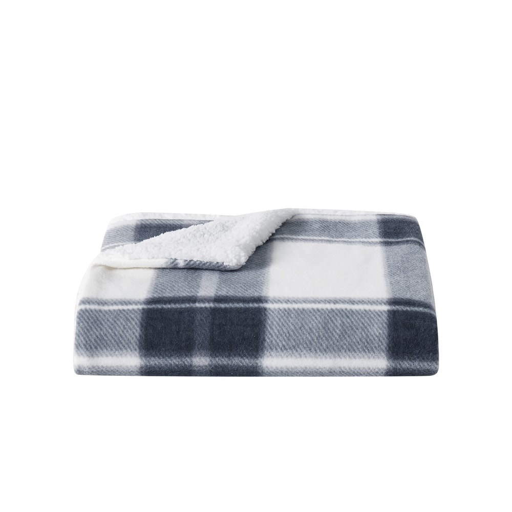 Cannon Cozy Teddy Plaid Blanket