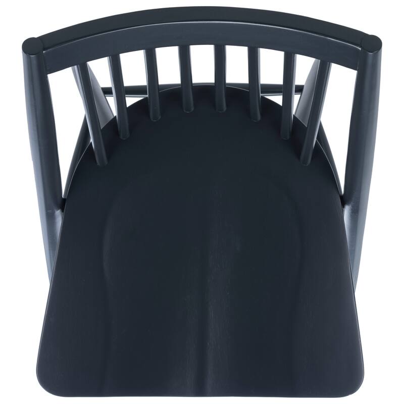 SAFAVIEH Orelia 19 Inch Black Spindle Dining Chair (Set of 2) - 21Wx22Dx34H