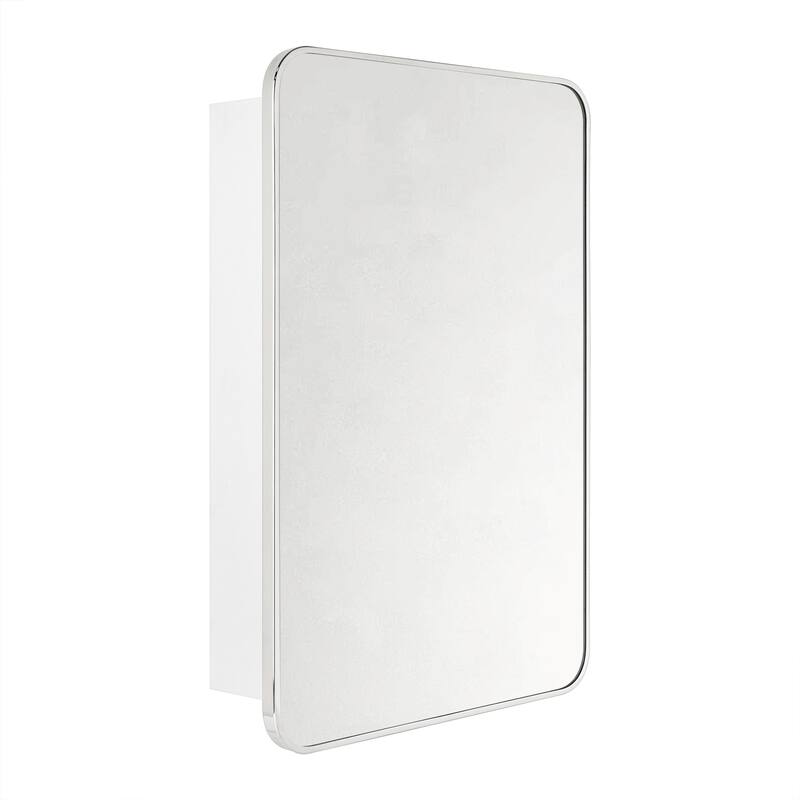 TEHOME Garnes Recessed or Surface Mount Framed Medicine Cabinet with Adjustable Shelves