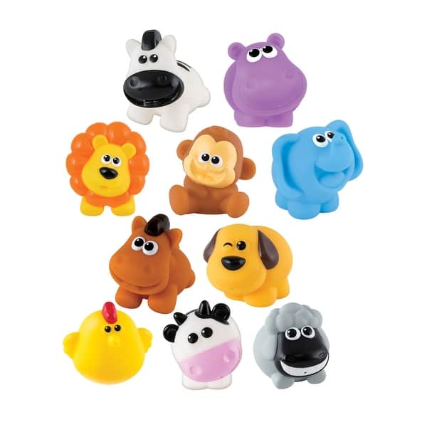 slide 2 of 3, 10 Piece My Animals Bath Playset