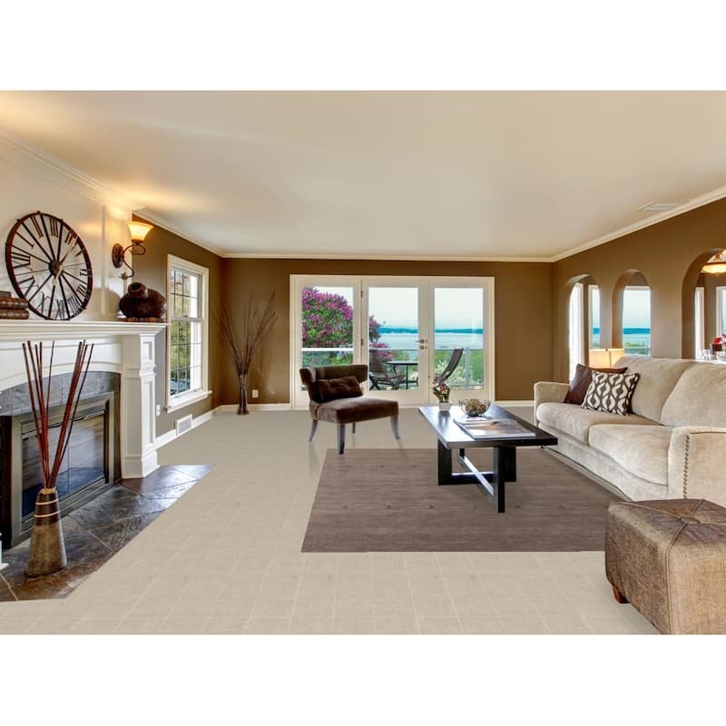 Brown Gabbeh Area Rug Handmade Oriental Wool Carpet - 6'8"x 9'9"