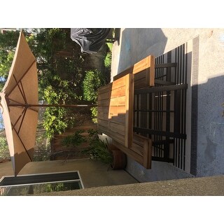 Outdoor Puerto Acacia Wood 3-piece Picnic Dining Set by Christopher Knight Home