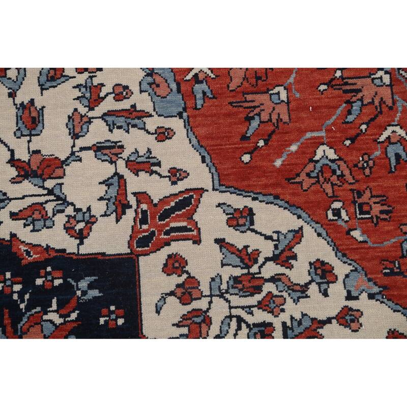 Traditional Sarouk Farahan Turkish Oriental Wool Area Rug Hand-knotted - 9'9" x 13'0"