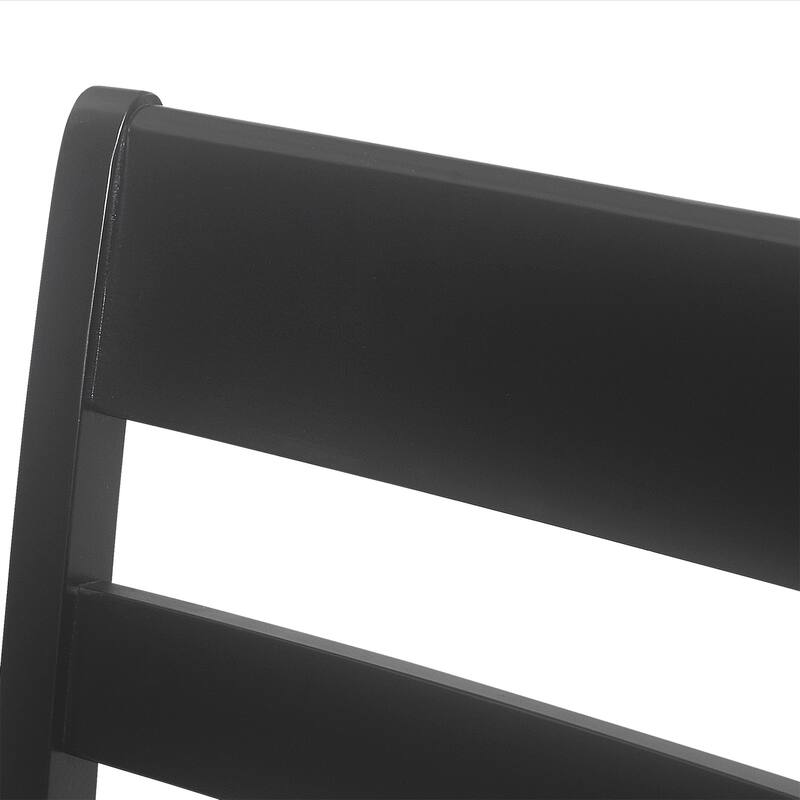 Farmhouse Upholstered Wood Counter Stools (Set of 2)