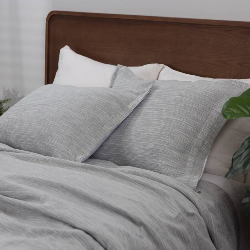 Elliott, Cotton, Seaglass, Duvet Cover Set - Seaglass - King