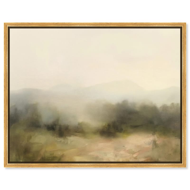 Haze Horizon Canvas by Art Remedy - Gold - 30" x 24"
