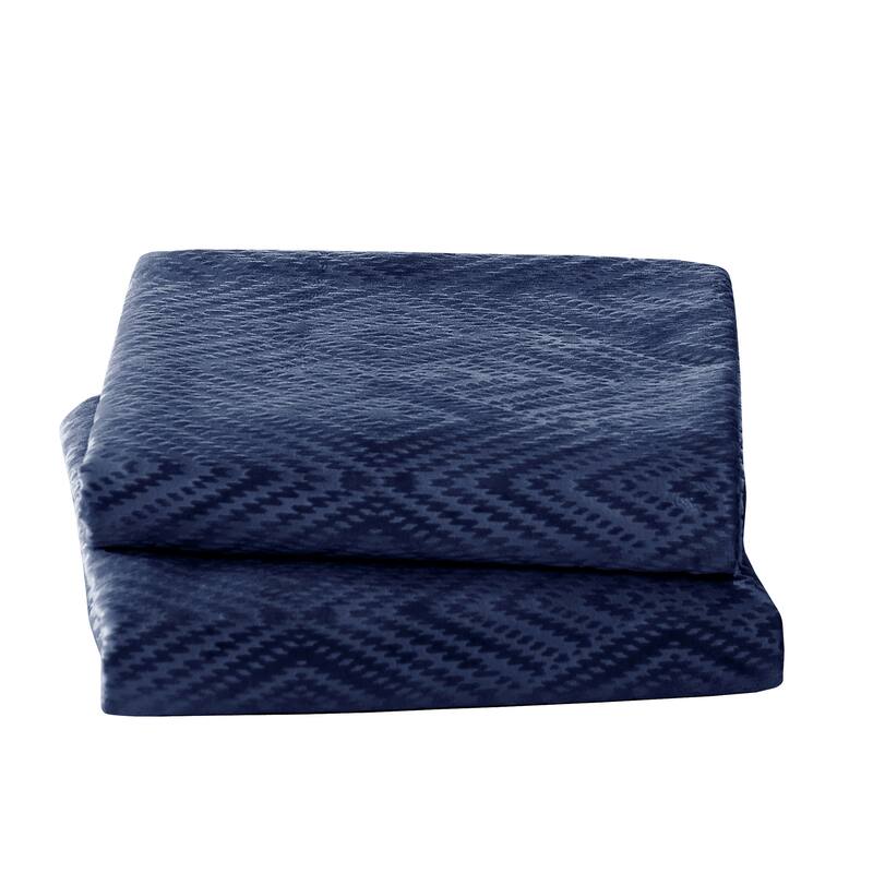 Tonopah Ikat Velvet Throw Pillow Cover Set, NO INSERT