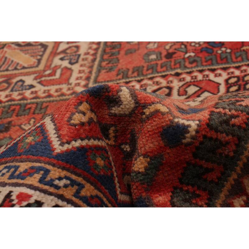 ECARPETGALLERY Hand-knotted Anadol Red Wool Rug - 3'2 x 9'2