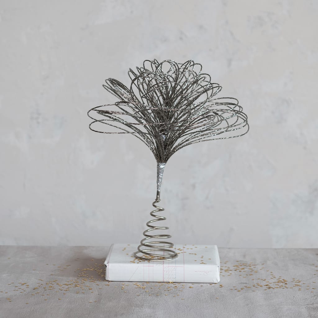 Metal and Glass Bead Tree Topper