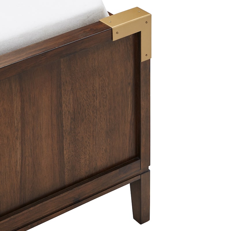 Khourush Low Profile Campaign Platform Bed by iNSPIRE Q Modern