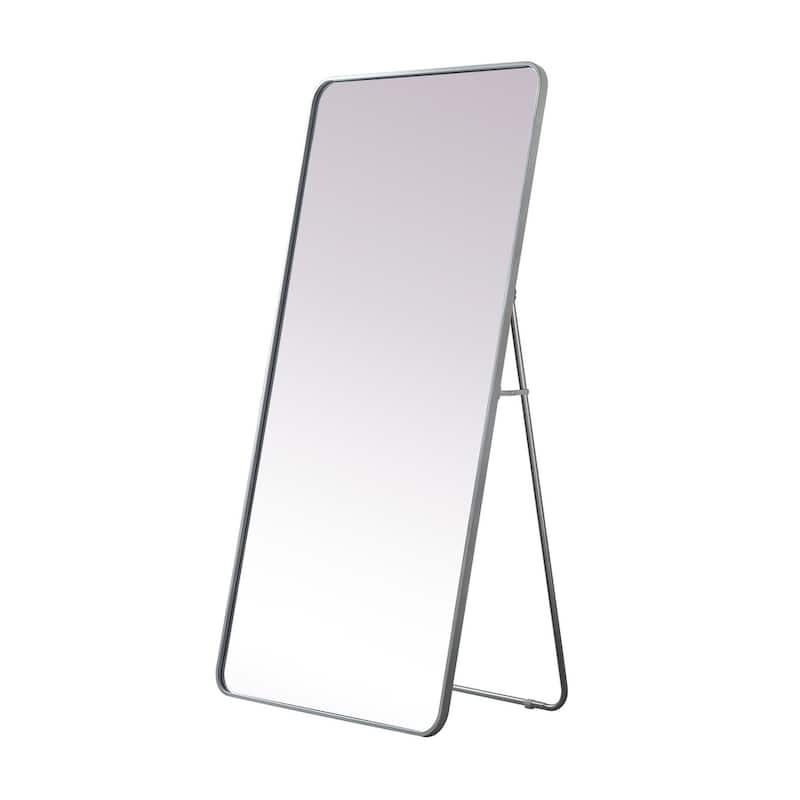 Indigo Home Soft Corner Metal Rectangle Full Length Mirror 30x60 Inch